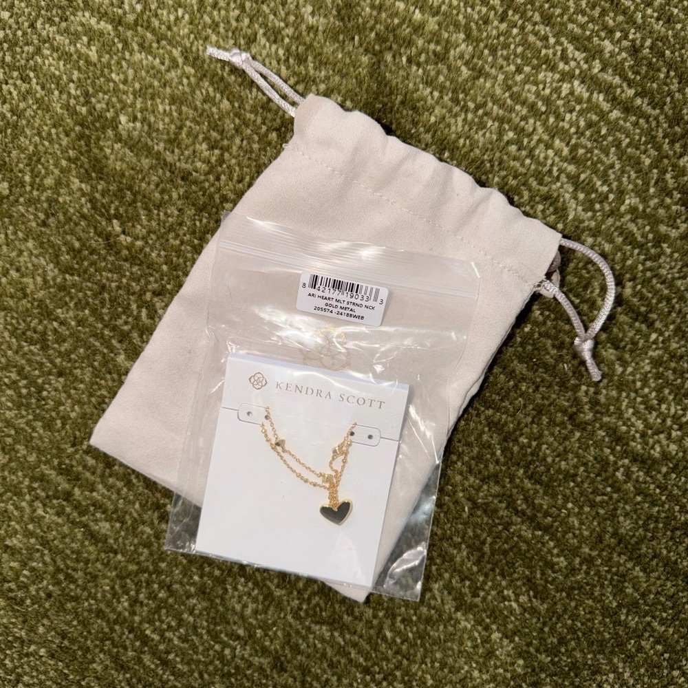 Kendra Scott Gold Heart Pendant Necklace